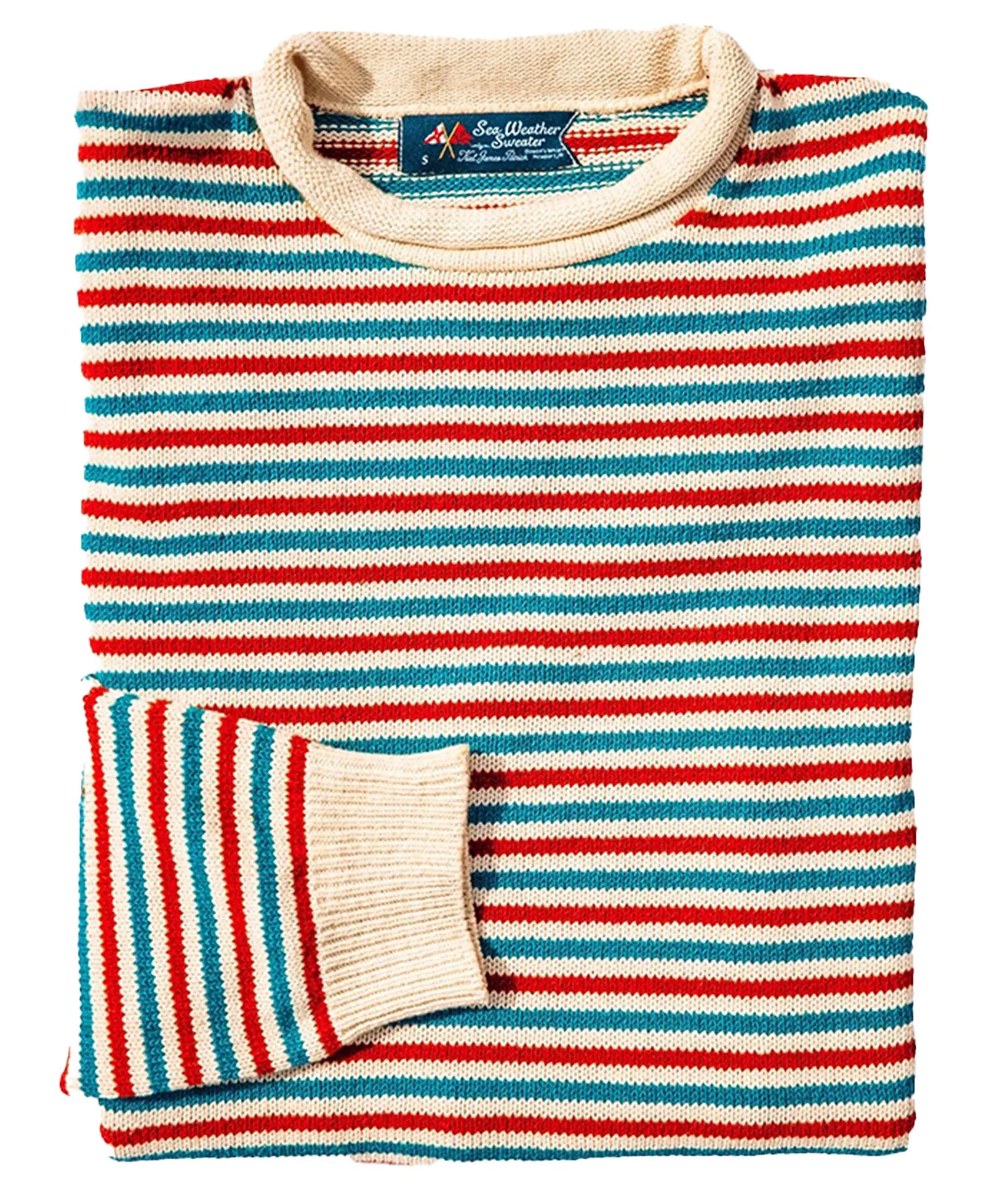 Image of American Stripes Rollneck Sweater