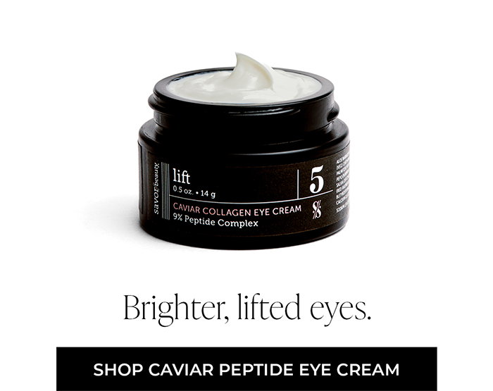 Brighter, lifted eyes. 