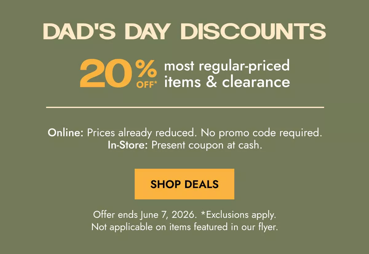 Dad's Day Discounts