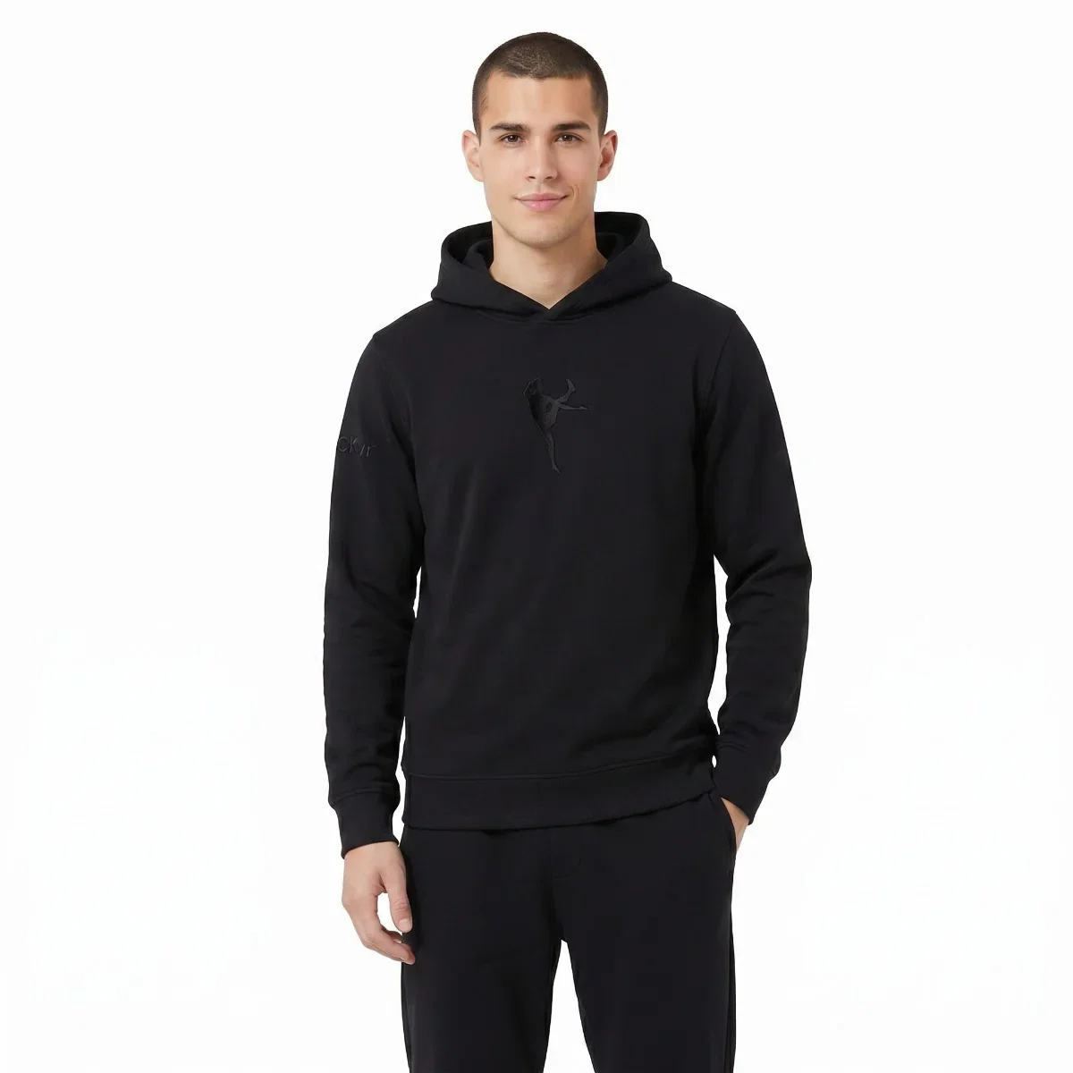 Image of McKeever Clifford Blackout Hoodie – Black
