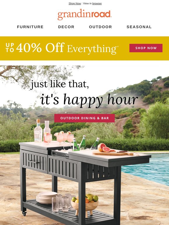 Up to 40% Off Everything on Your Wishlist!