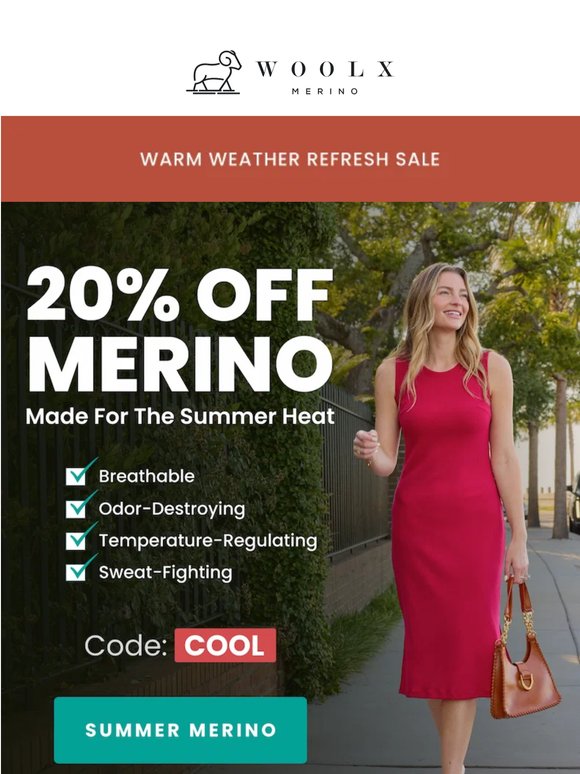 Warm Weather Refresh Sale Ends Tomorrow