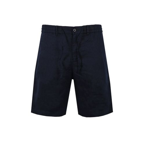 GANT REG LINEN SHORTS EVENING BLUE