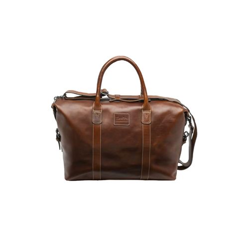 Loake Balmoral Leather Weekend Bag Brown