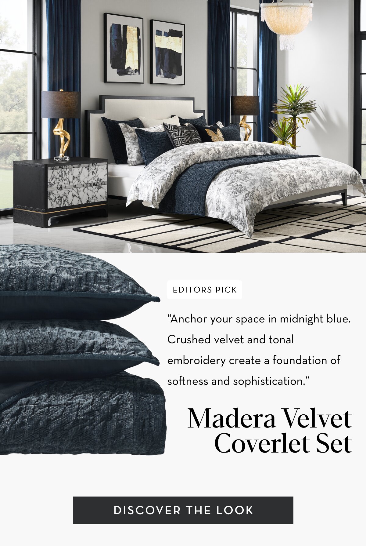 Madera Velvet Coverlet Set