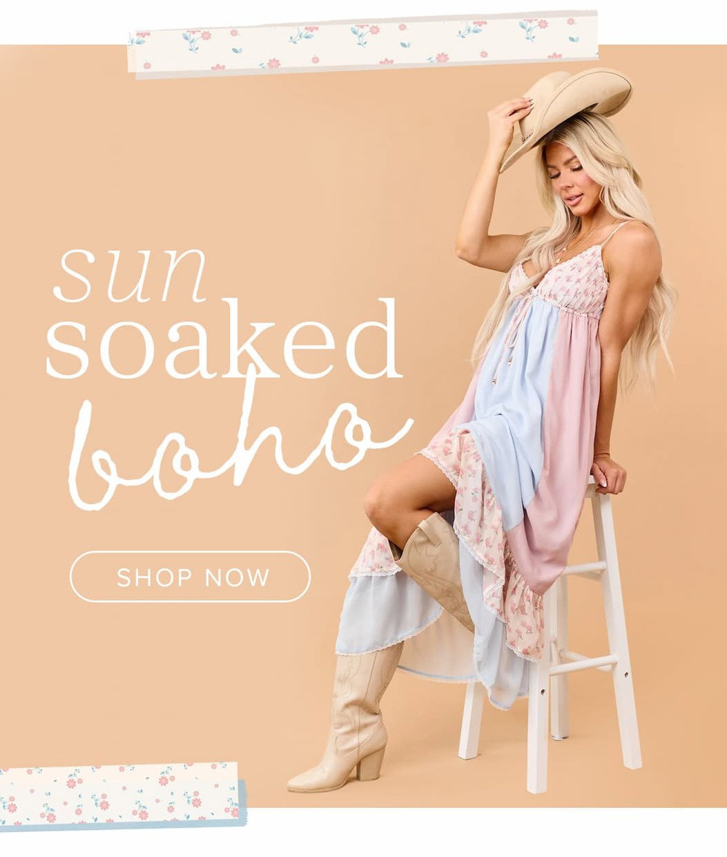 sun soaked boho