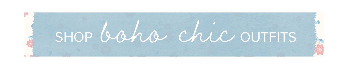 shop boho chic outfits