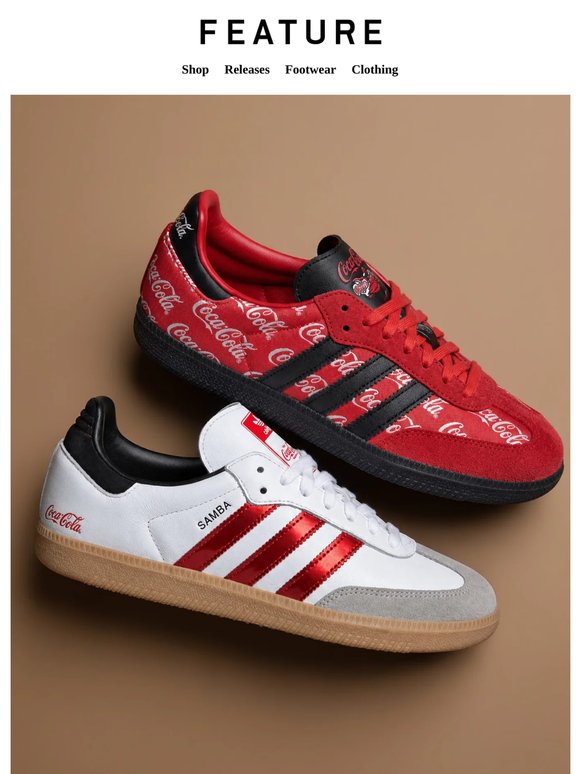 Adidas Originals x Coca-Cola Samba OG + more