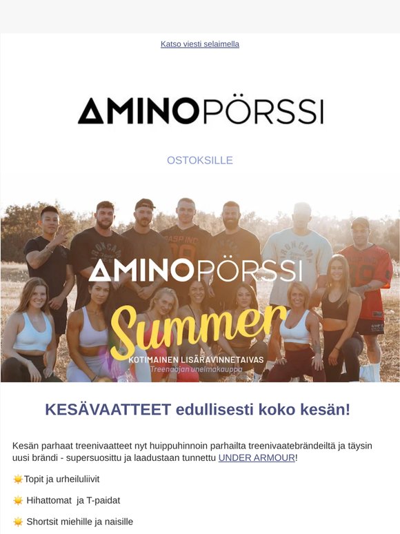 Kesätyylit odottavat sinua! 🌞 Jopa -50%