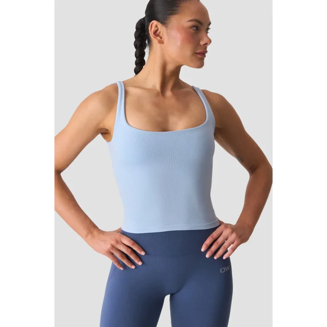 Image of ICIW Smooth Seamless 2-in-1-Tank Fainting Blue