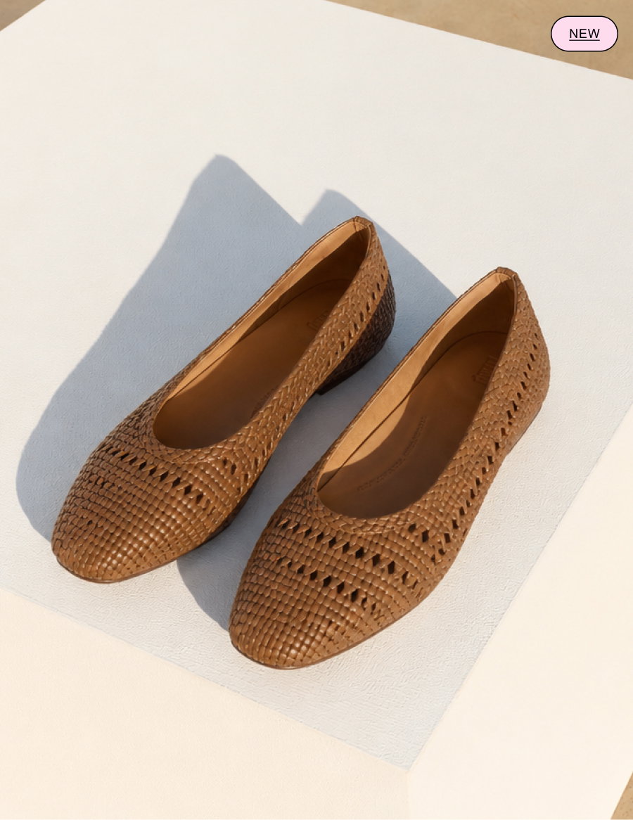 DELICATO Ballerinas Terracotta