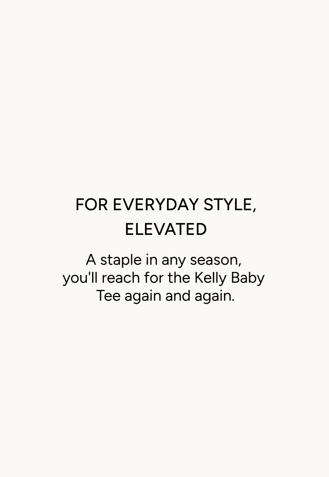 Kelly Tuck Detail Baby Tee