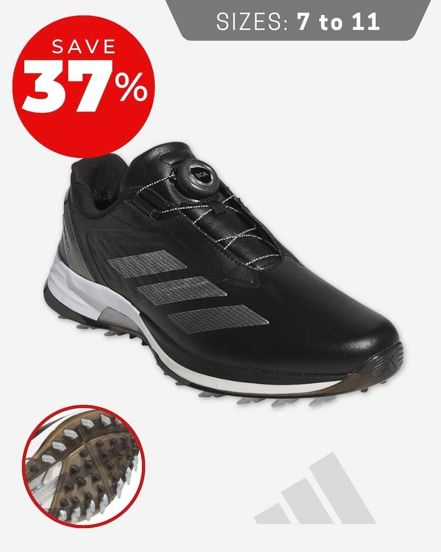 adidas Golf Mens AdiZero ZG Lo Boa Spikeless Lightweight Golf Shoes