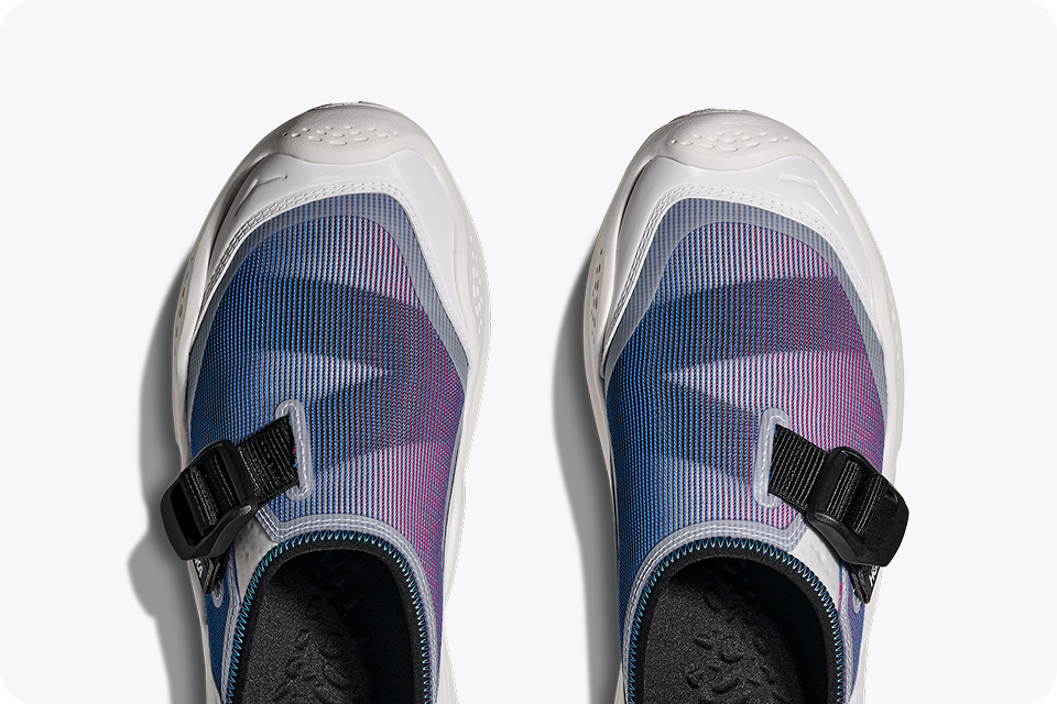 Ora Primo EXT CS shoe shown from top and side views.