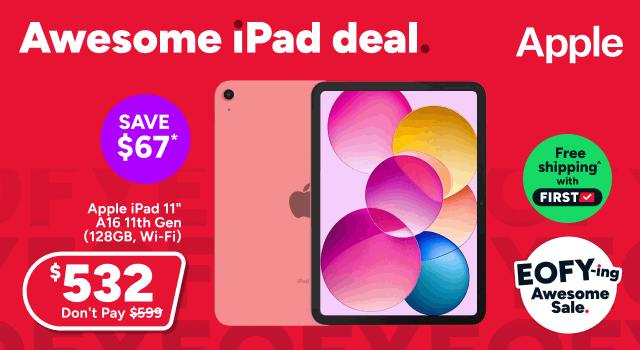 Apple iPad 11" A16 11th Gen (128GB, Wi-Fi)