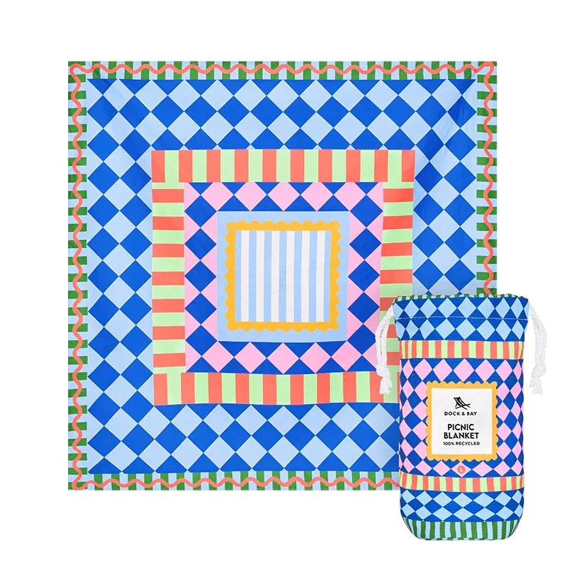 Image of Dock & Bay Picnic Blanket - Bright Side Up