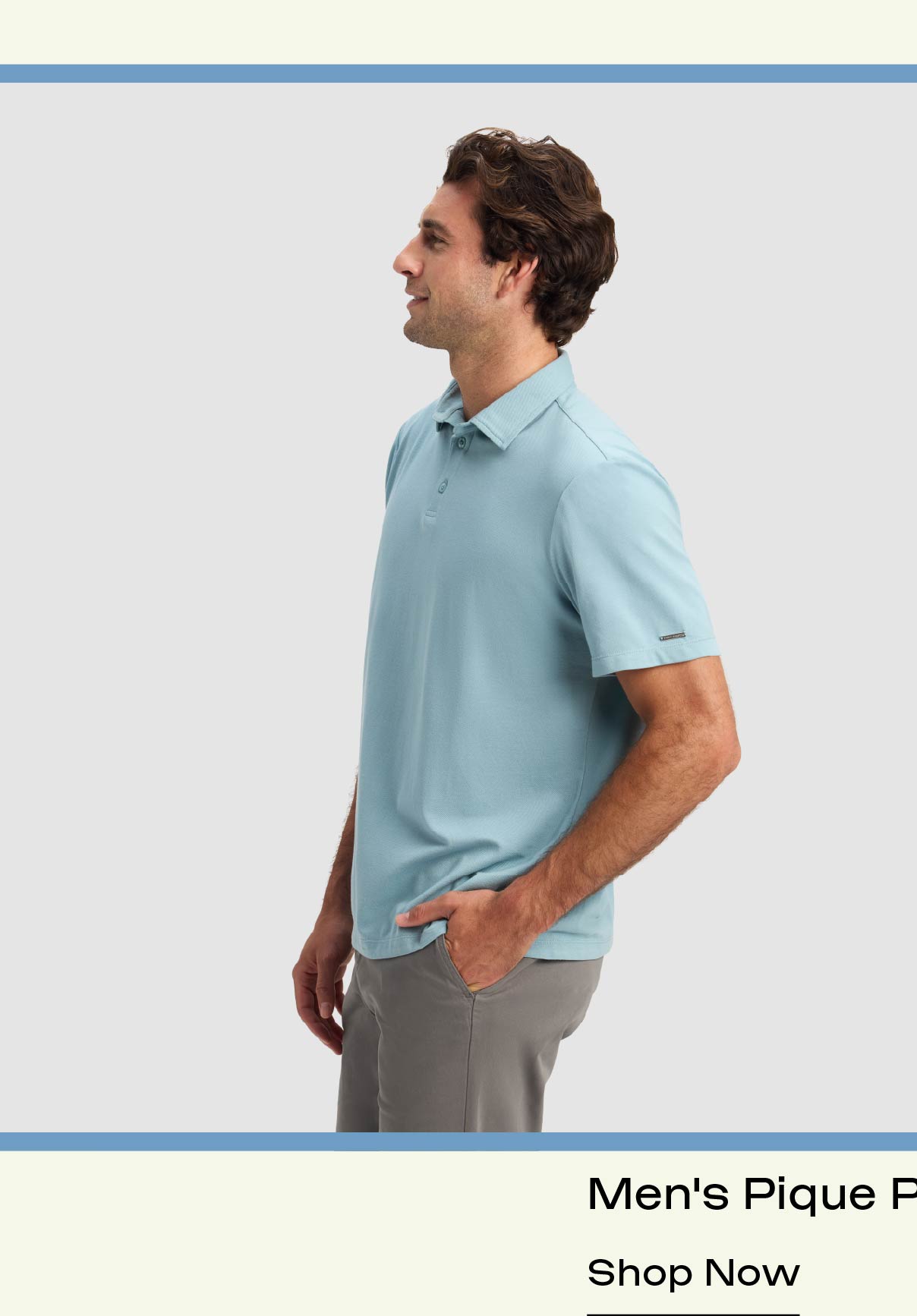 MEN'S PIQUE POLO
