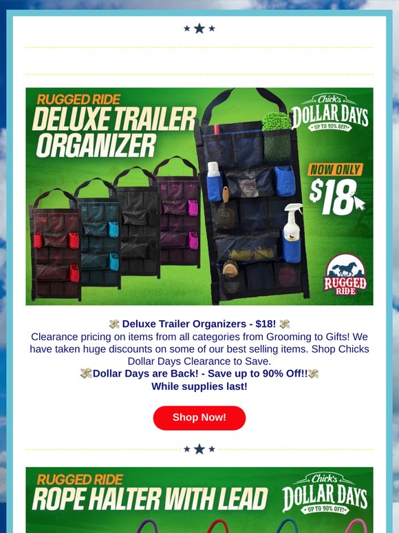 Trailer Organizers $18 💸 Dollar Day$ Deal