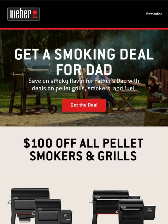 Save $100 on pellet grills and smokers for Father’s Day