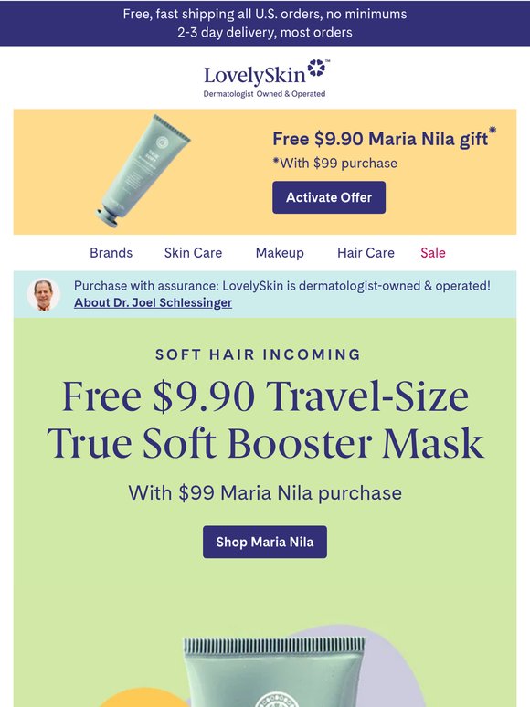 Free $9.90 Maria Nila Booster Mask is your secret to softer hair