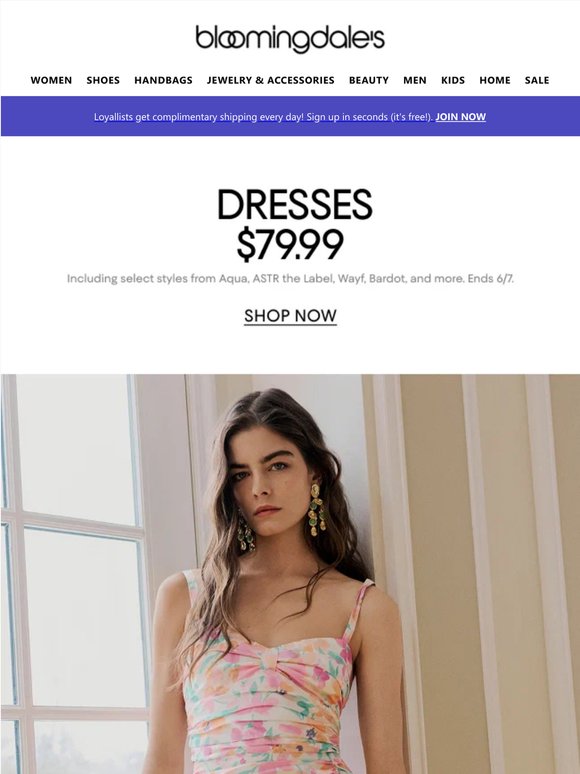 Dresses for $79.99!