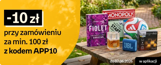 -10 zł przy zamówieniu za min. 100 zł z kodem APP10 | do 07.06.2026 w aplikacji