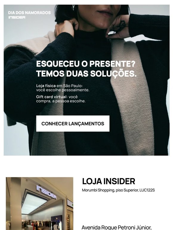 Esqueceu o presente? A gente resolve.
