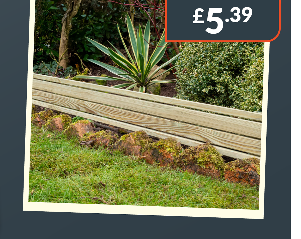 Slatted Edge. 40% off. Was £8.99 now £5.39