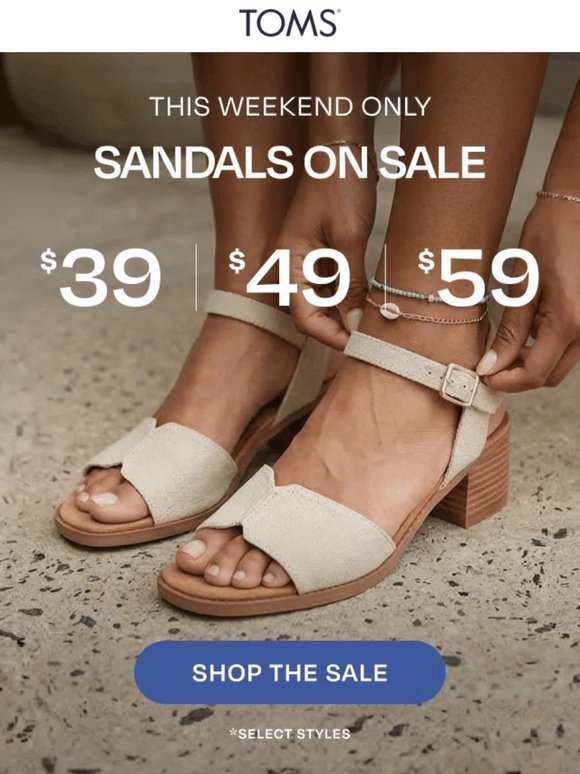 Weekend Deals: Wedges & Heels Starting at $39