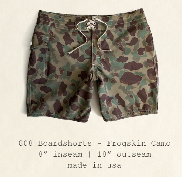808 Boardshorts - Frogskin Camo