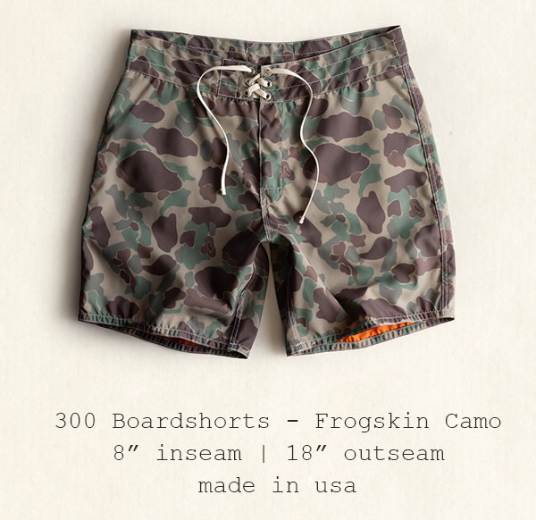 300 Boardshorts - Frogskin Camo
