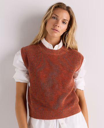 Cotton Linen Sweater Tank