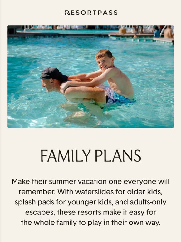 Something for the whole family.
