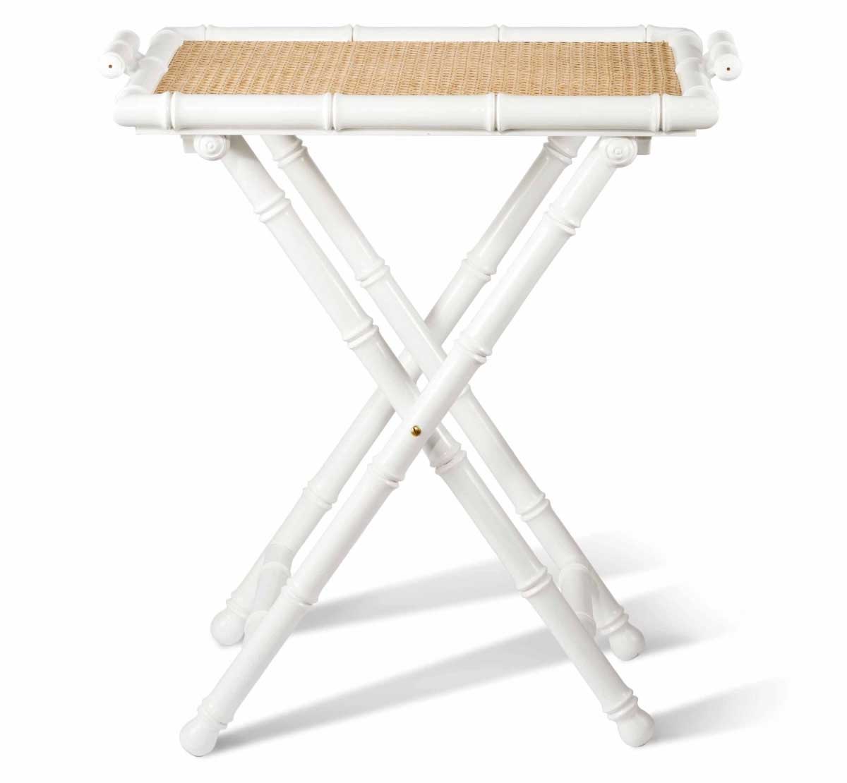 LOUISE CANE TRAY AND STAND