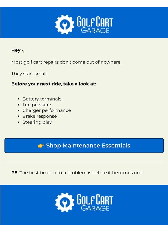 Before Your Next Ride, Check These 5 Things
