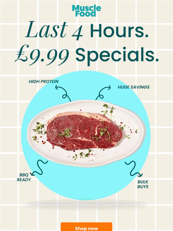 4 Hours Left: £9.99 Specials 🤩