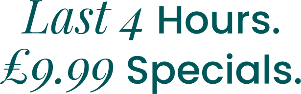 Last 4 Hours- Shop £9.99 Specials