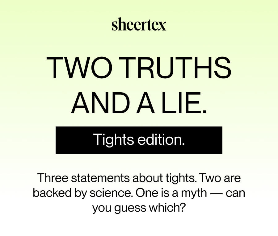 TWO TRUTHS AND A LIE.