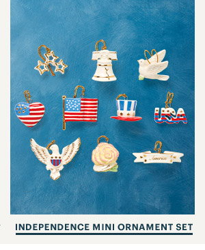 INDEPENDENCE MINI ORNAMENT SET