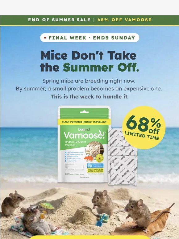 68% off ends this week