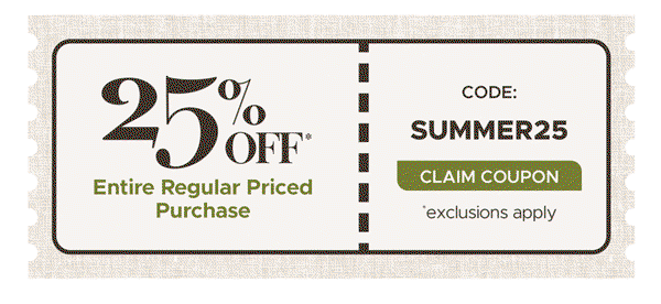 25% Off Coupon