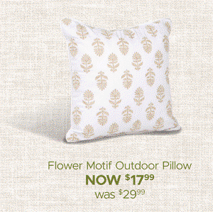Flower Outdoor Pillow
