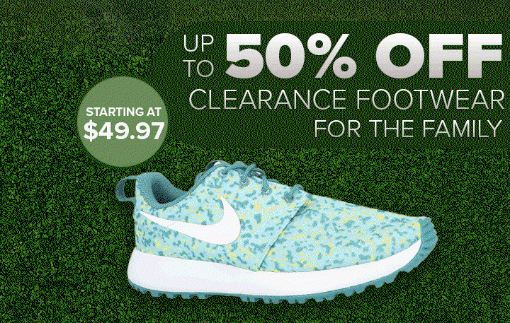 Clearance Shoes starting at $49.97