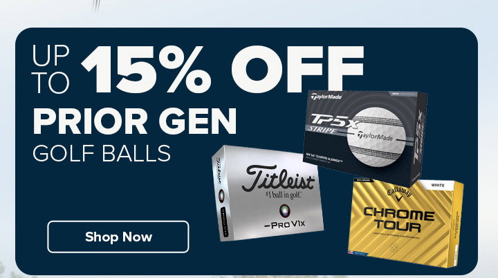 Save up to $15 on Prior Season Golf Balls