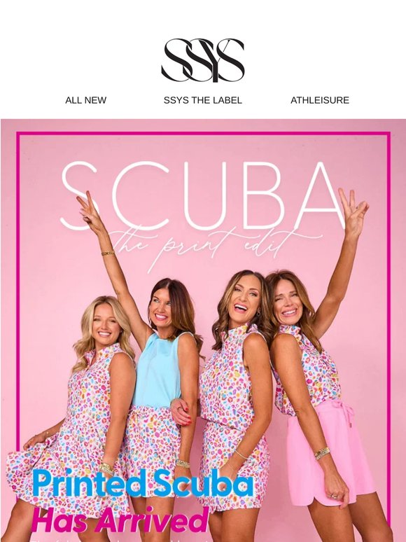 New Printed Scuba Has Arrived ✨