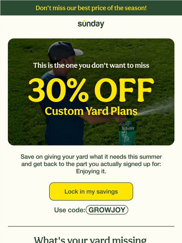 Ends tomorrow: 30% OFF
