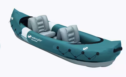Decathlon 2 Person Inflatable Touring Kayak - Blue - Sold a...