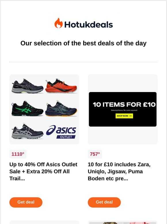 Our selection of the best deals of the day