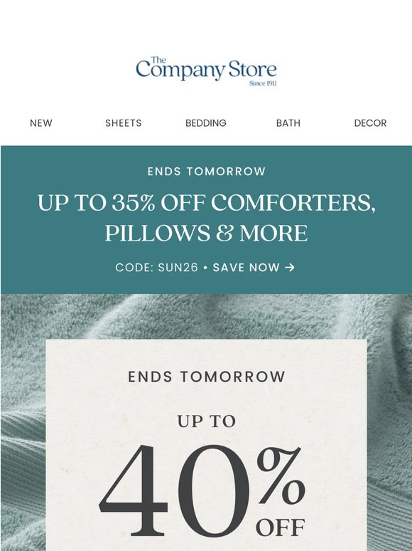Bath favorites—up to 40% off