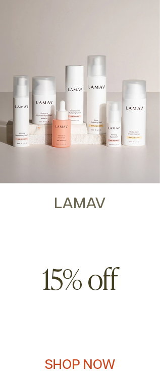 Save 15% off LAMAV
